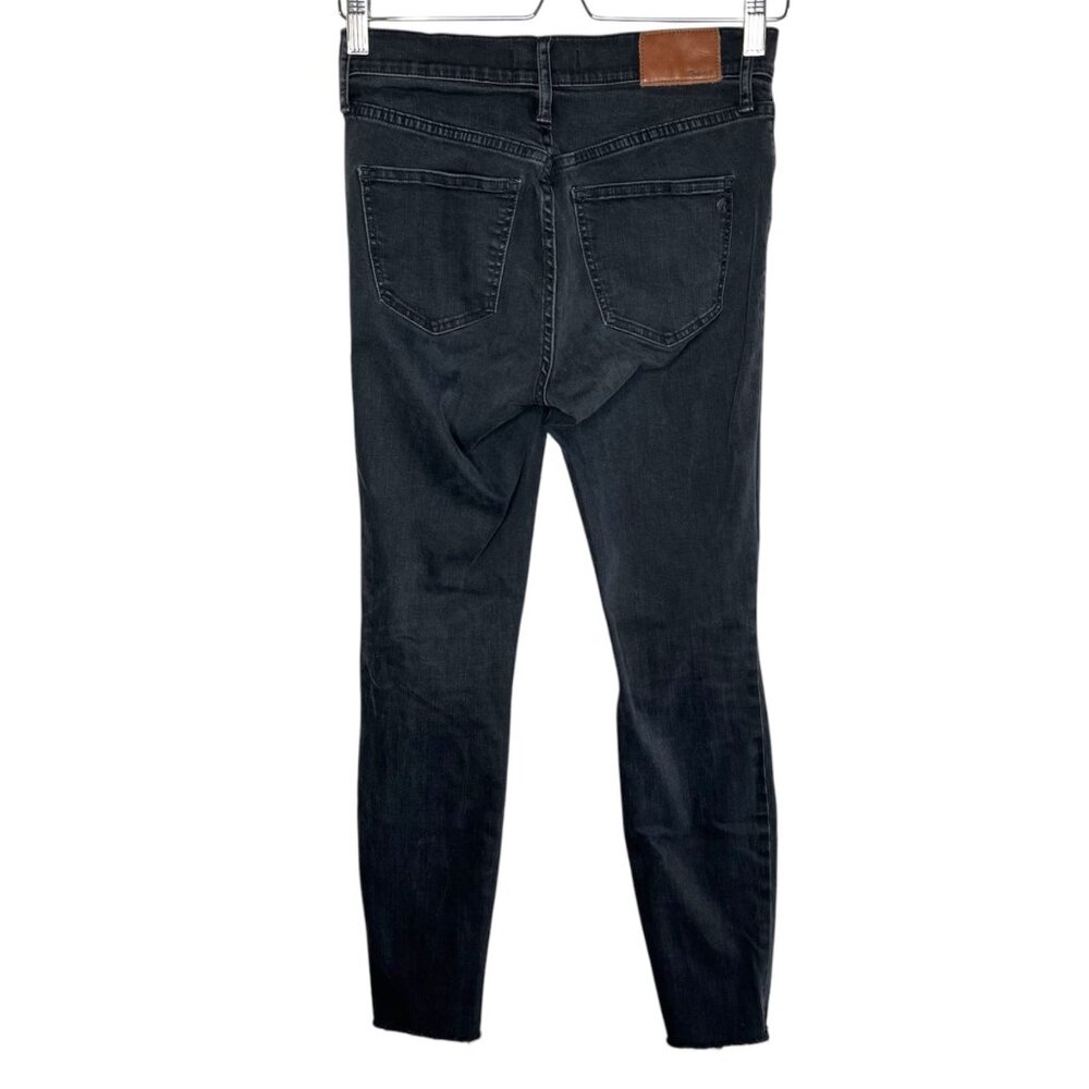 Madewell Womens Black Denim 9" High-Riser Skinny Skinny Jeans Size 26